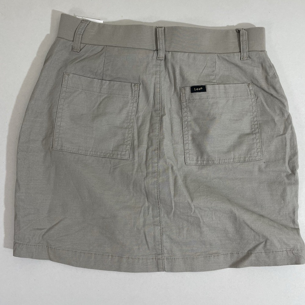 Lee Athletic Skort Mushroom Size 6 Comfort Waistband Pockets Stretch Shorts - Picture 2 of 12